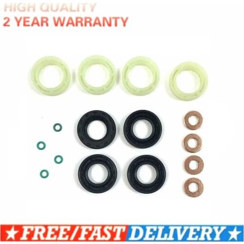 1318562 O'RING FUEL INJECTOR SEAL WASHER SET FOR CITROEN BERLINGO C3 C4 PICASSO PEUGEOT 207 307 407 2008 2009 2010 2011 2012 201