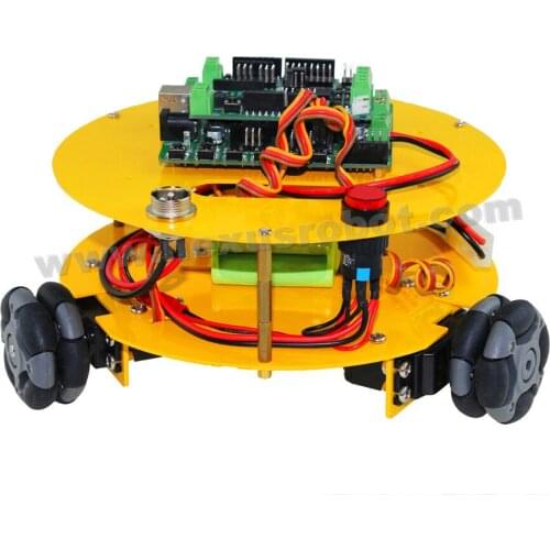 3 WD 48mm Omni Wheels Arduino compatible Robotics car 10014