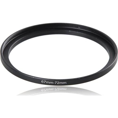 67-72mm Metal Camera Lens Filter Adapter Ring Thread Male 67mm to Female 72mm Step Up Mount UV CPL ND Star Filter