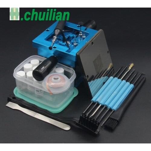 90*90mm BGA Reballing Station with Hand Shank Gift 10PCS BGA Universal Stencil 9 Solder Balls