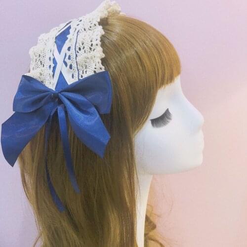 Free shipping Fashion women bow lace hairpins girls Solid hairclips korea style side clip hair accessories