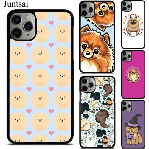 Pomeranian Watercolor Dog For iPhone 12 Pro Max mini Case For iPhone 11 Pro Max XS X XR 6S 7 8 Plus SE 2020