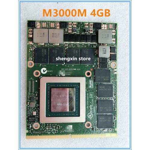 M3000M M3000 Viedo Graphic N16E-Q1-A1 4GB DDR5 for HP Zbook17 G3 G4 DELL M7710 M7720 3DTEST 100