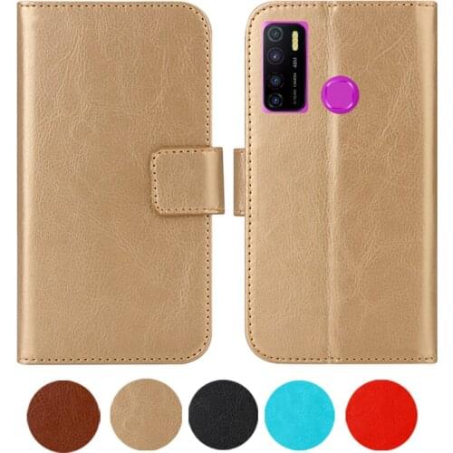 Leather Case For Infinix Hot 9 Pro Flip Cover Wallet Coque for Infinix Hot 9 Pro Phone Cases Fundas Etui Bags Magnetic Fashion