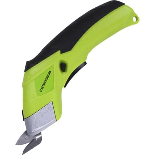 Multifunctional Electric Scissors Cutter Shears Cutting Tool with 2PCS Blade Head for Fabric Leather Rubber #40