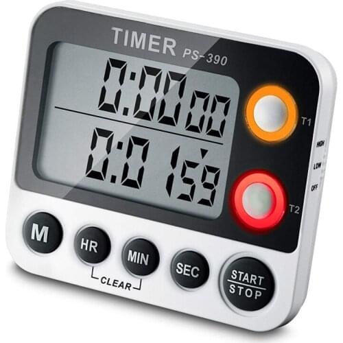 Multifunctional Kitchen Timer Alarm Clock Home Cooking Reminders Countdown 60 Minutes Kitchen Timer Tool Gadgets