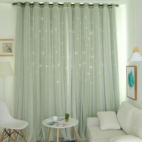 NIOBOMO Curtains In The Bedroom On The Window