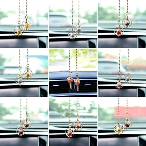 Lucky Cat Car Hanging Pendant Charm Good Luck Wealth Safety FengShui