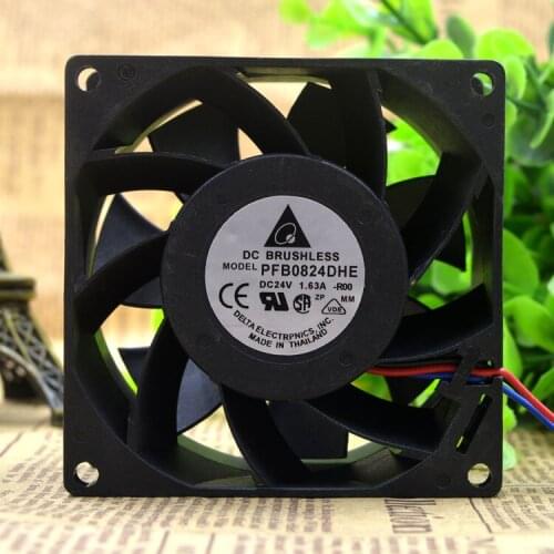 Brand new original PFB0824DHE 24V 1.63A 8038 large air volume cooling fan