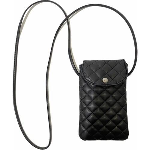 Meyoubags Women 'S Black Hanging Mobile Phone Shoulder Bag With Pockets