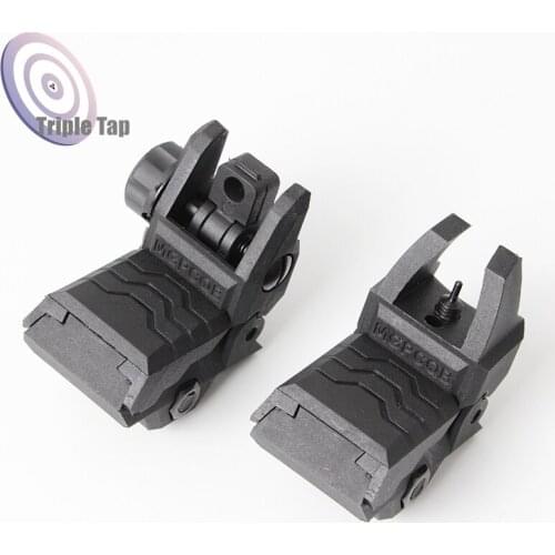Tactical Folding Sight M4 AR15 AR-15 Airsoft flip up Sight for Picatinny Rail 71L Foldable Sight For Gel Ball Toy Gun