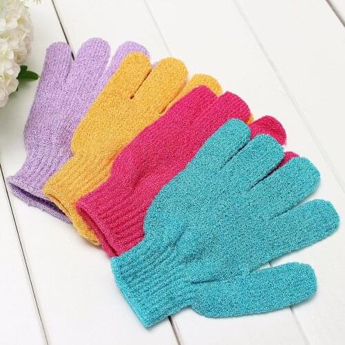 Skin bath shower wash cloth Moisturizing Spa Skin Cloth Shower Scrubber Back Scrub Exfoliating Body Massage Sponge Bath Gloves