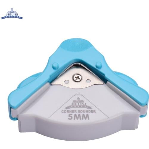 JIELISI Portable Corner Rounder R5 Round Corner Trimmer Cutter 5mm for Card Photo Invitation Laminating Pouches