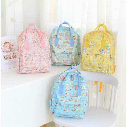 Large Capacity Cartoon Sumikko Backpack Women School Bags For Teenagers Oxford Travel Bags Laptop Vintage Backpack Mochila