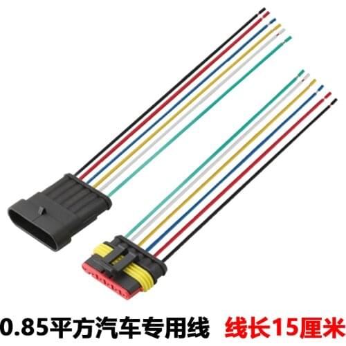 Amp waterproof connector 282108-1 282090-1 plug connector dj7061-1.5-11 21 with 15CM wire