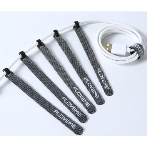 20Pcs USB Cable Winder Organizer Home Harness Finishing Fixed Cables Computer Power Wire Tie Cable Management Earphone