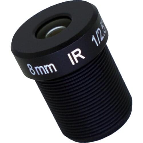 CCTV 8mm Lens,3.0 MegaPixel 39 Degree,MTV M12 x 0.5 Mount,With IR CUT,Infrared Night Vision Lens For CCTV Security Camera