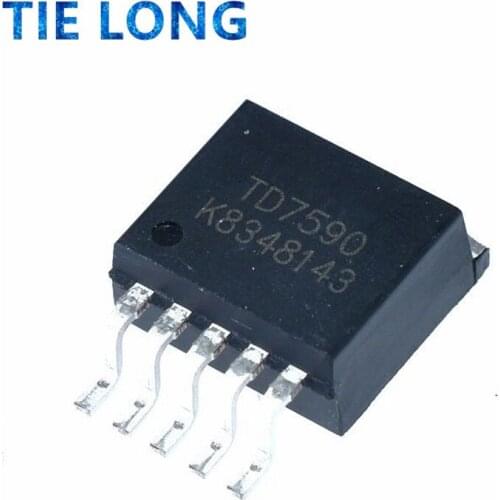 5PCS TD7590 TO-263 7590 TO263 5A 240KHz 36V PWM Buck DC DC Converter