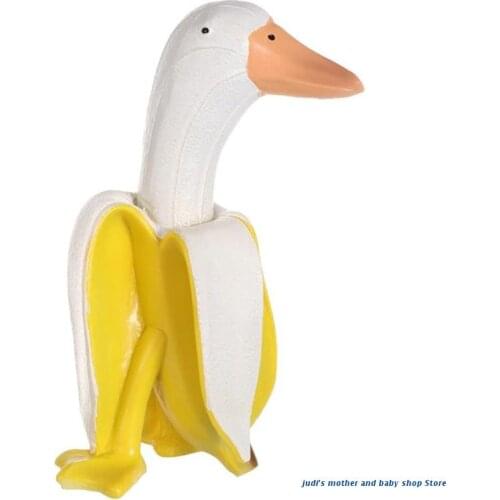 67JC Fine Resin Table Decor Home Decoration Resin Duck Kids&Office Relieve Stress Toy