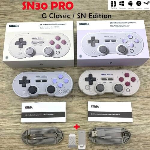 8bitdo SN30 PRO Wireless Joystick Bluetooth Game Controller Gamepad for Windows/Android/macOS/Nintendo Switch Dropshipping