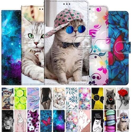 Huawei Y5P Y6P Y7A Y7P case on For Huawei Y7 Y6 Y5 2019 Y5 Lite 2018 Flip case cover Wallet Magnetic Leather Phone cases Coque