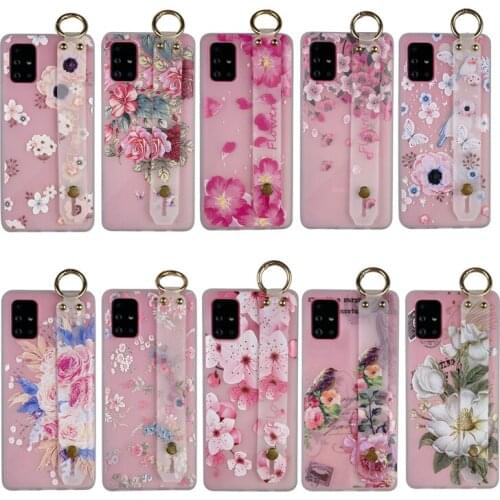 Case For OPPO A94 A93 A91 A73 A77 2018 AX7 A92 A52 A9x A7 A79 A9 A31 A8 A5s A11 A11 A9 A5 A72 A1k X 2020 Pro Wristband Cover