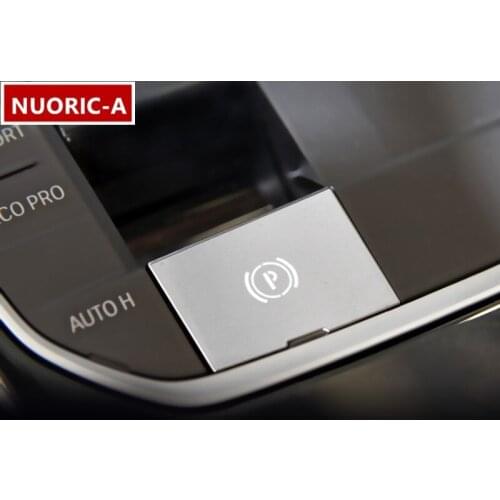 Electronic Handbrake Buttons Decals For BMW 3 Series G20 G28 2020-2021 A Key Start Button Decoration Cover Trim Aluminum Alloy
