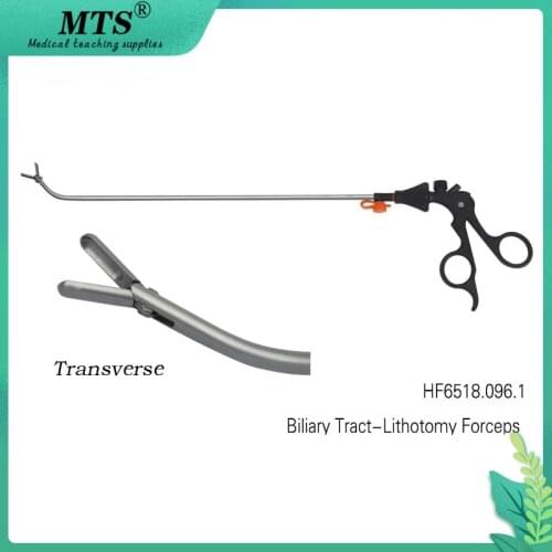 MTS Laparoscopic surgery Instrument Biliary Tract Lithotomy Forceps for Hospital operating room use or medical teaching Practice
