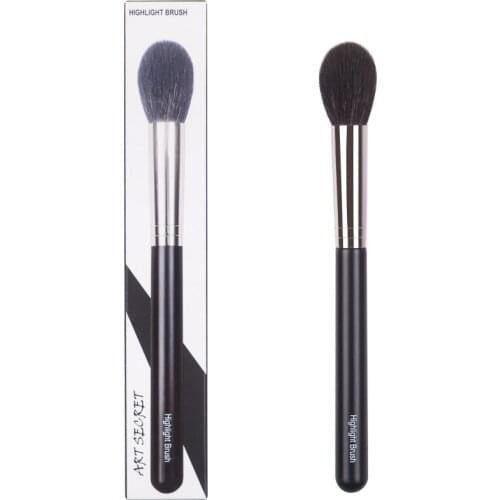 Highlight Blending Brush Pro Makeup Brushes Fine Goat Hair Blue Squirrel Hair Mixed Brass Ferrule Wood Handle