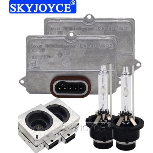 SKYJOYCE Original 35W Xenon D2S HID Kit 4300K 5000K 6000K D2S D2R D4S D4R Xenon HID Bulb Ballast 5DV008290-00 D4S Headlight Kit