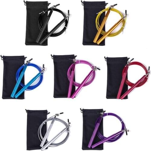 Cool Metal Bearing Handle Adjustable Fashion Jump Rope Up Rope Boxing Fitness Jump Sport Rope Exercise Training