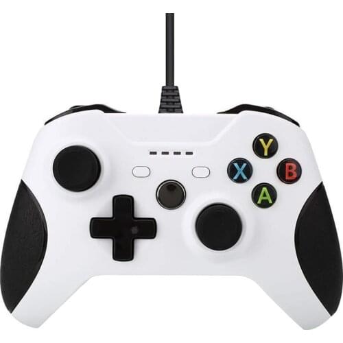Hot 1.75m ABS Wired Game Handle PC Laptop USB Black And White Game Controller For Windows 7/8/10 For Xbox One/One s/One x