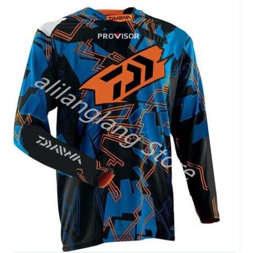 2021 New Daiwa Professional Hiking Climbing Clothes Fishing Anti UV Anti Mosquito Breathable Quick-drying Fishing Shirt AK083