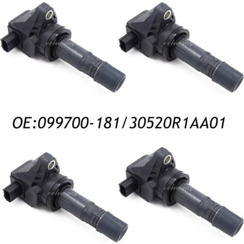 New 4pcs High Quality 099700-181 / 30520R1AA01 Engine Ignition Coil For Honda CRV Genuine