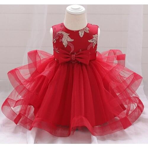 Newborn Baptism Dress For Baby Girl First Birthday Party Princess Dresses Flower Toddler Girl Christening Gown Vestidos