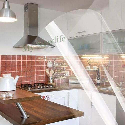Kitchen Cabinet Stove Transparent Wall Stickers High Temperature Oil-proof Selfadhesive Tile Waterproof Home Decor table film