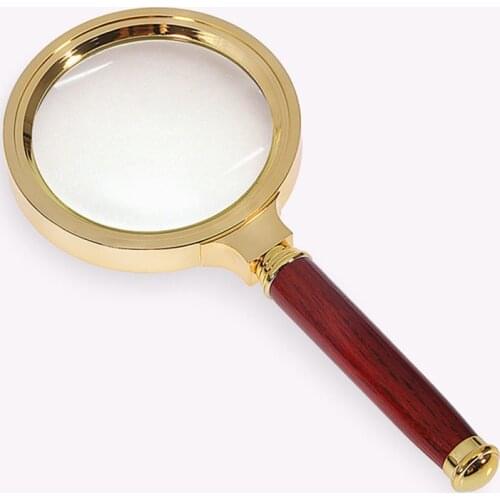 60/70/80/90mm Magnifying Glass Portable Handheld Magnifier for Seniors loupe Jewelry Newspaper Book Reading Eye Glass
