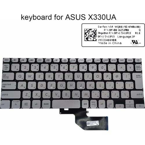 Japan Japanese Backlight keyboard for Asus VivoBook S13 X330 X330UA X330UN S330U X330U 0KNB0 1625JP00 keyboards backlit original