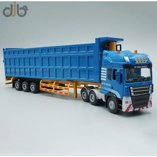 1:55 Diecast Metal Model Toy Dump Truck Tipper For Collection