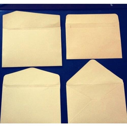 10pcs/lot Blank Envelope Students' Gift Simple Kraft Paper Paper Bag For Party and wedding Messaage Card Bag Storage