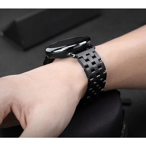 20mm 22mm Metal Stainless Steel watchband For Amazfit Pace Stratos 2 Replacement Band Quick release Amazfit Bip Wrist Band