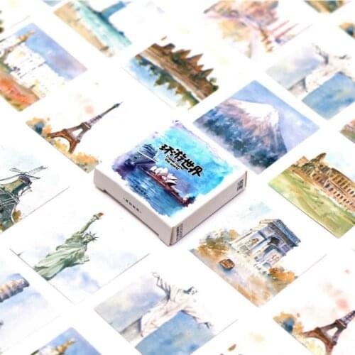 6@# 36pcs/box Kawaii Cat Lovely Black Cat Wall Stickers for Kids Rooms Boys Girls Children Bedroom Home Decoration