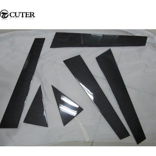 A4 B8 B9 Carbon Fiber Car B-pillar C-pillar Patch For Audi A4 B8 B9 car body kit 09-15