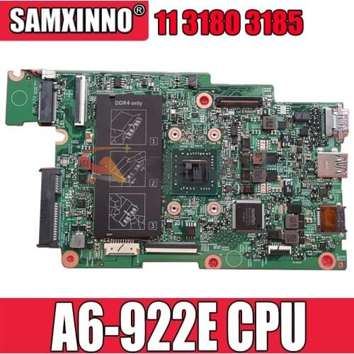 Akemy Brand NEW 17876-1 CY5JK FOR Dell Inspiron 11 3180 3185 Laptop Motherboard A6-922E CN-0D63Y5 D63Y5 Mainboard 100% tested