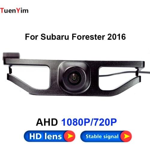 AHD 1080P&720P Night vision Car front view logo camera for Subaru Forester 2016 Positive Image Waterproof Forward Camera