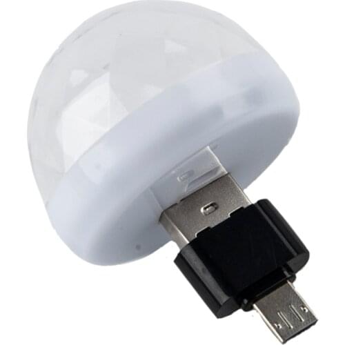 Auto USB Light DJ RGB Mini Colorful Karaoke Atmosphere Lamp Welcome Light