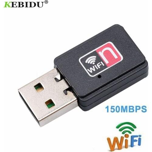 KEBIDU Mini USB WiFi Wireless Adapter Receiver 150Mbps Network Card Adaptador wifi Dongle 802.11n/b/g For Macbook Win Xp/7/8
