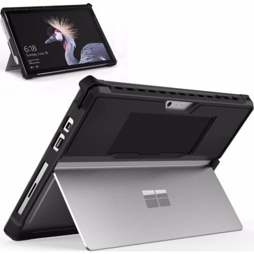 MoKo Case for Microsoft Surface Pro 7 /Pro 6/Pro 5/Pro 2017/Pro 4 /Pro LTE ,All-in-One Protective Rugged Cover Case w/Pen Holder