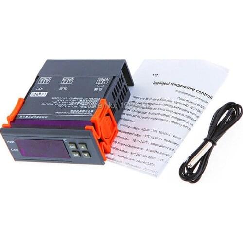 WS16 Digital 12V 10A Led Temperature Controller Regulator Thermostat Temp Sensor Heat Cool Control Relay Switch