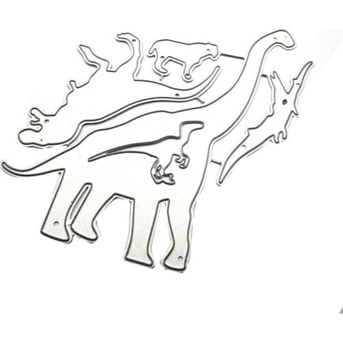 Dinosaur Group Carbon Steel Cutting Dies DIY Scrapbooking Photo Album Embossing Paper Cards Making Stencil Decorative